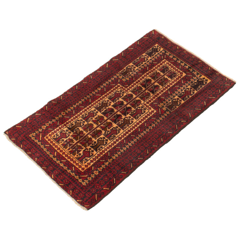 Dequita Wool Oriental Indoor Rug
