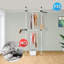 Adjustable Wall Mounted Clothes Rack