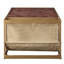 Table basse rétro avec porte-revues