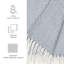 Jeté à franges Herringbone-1412052619