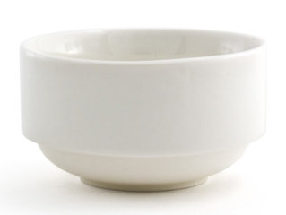 9 oz. Monaco Bol à céréales Bouillon, Blanc euro
