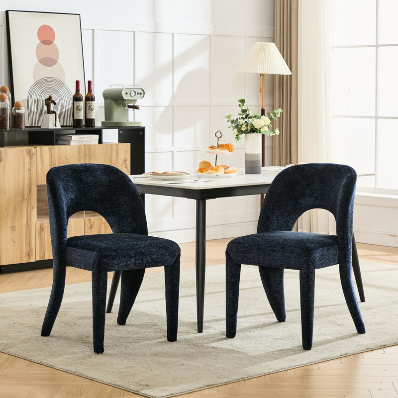 Chaises de salle à manger, Bleu très foncé