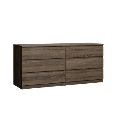 Commode double 6 tiroirs 