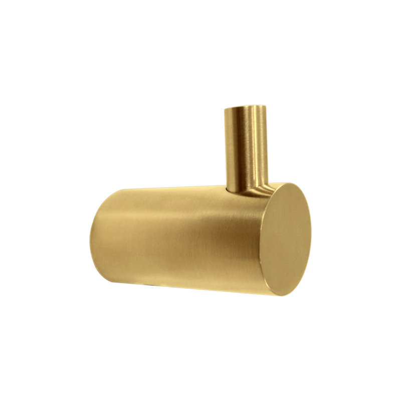 Single Robe Hook, Satin Brass