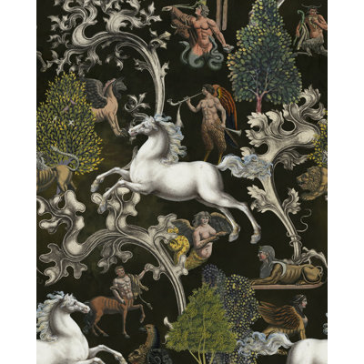 The Transylvanian Manor Toile Wallpaper Roll