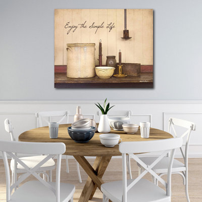 « the simple life », impression sur toile tendue