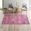 Tapis fuchsia / bleu Christa-375401290