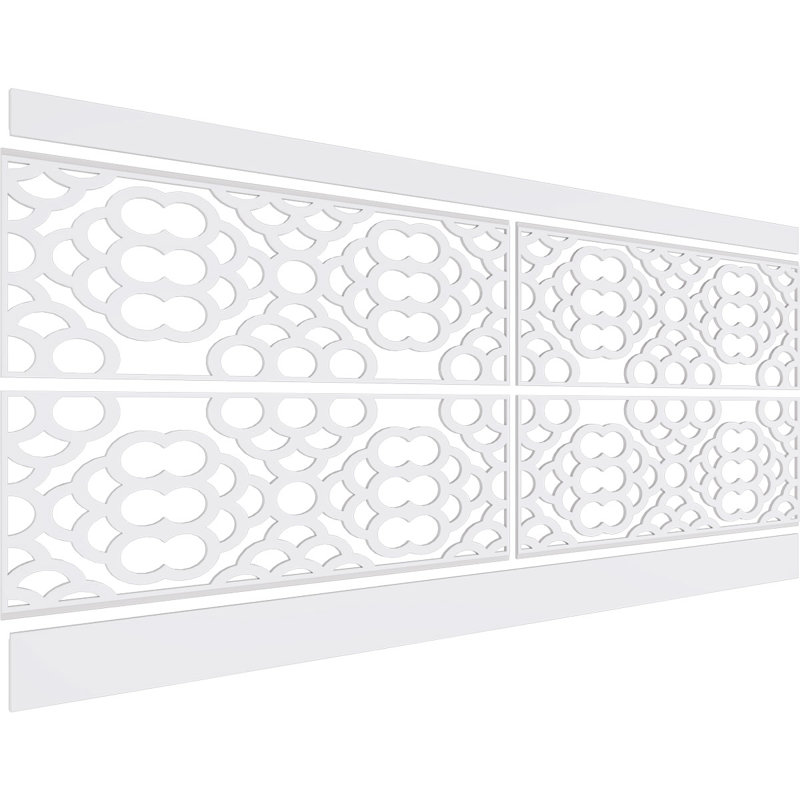Ensemble de lambris en PVC Harlingen, H 40 po x l 94,5 po x P 0,625 po