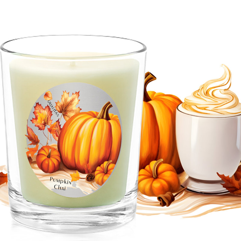 Scented Beeswax Candle Pumpkin Chai