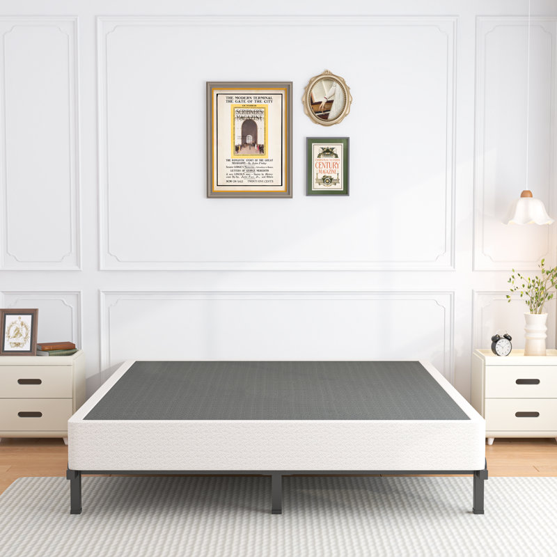 10inch Metal Box Spring with Round Corners - 3500 lbs Capacity, Queen, 10"