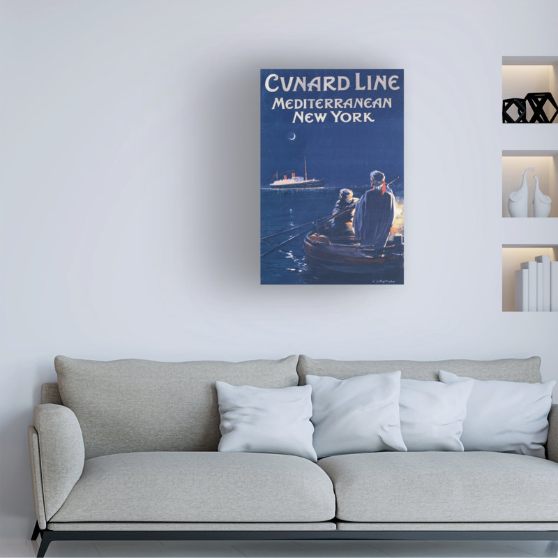«English School Thecunard», art sur toile, H 19 po x l 12 po