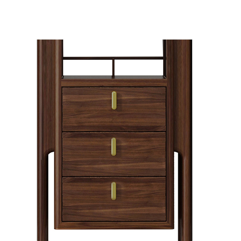 Bibliothèque de plancher de style chinois de luxe