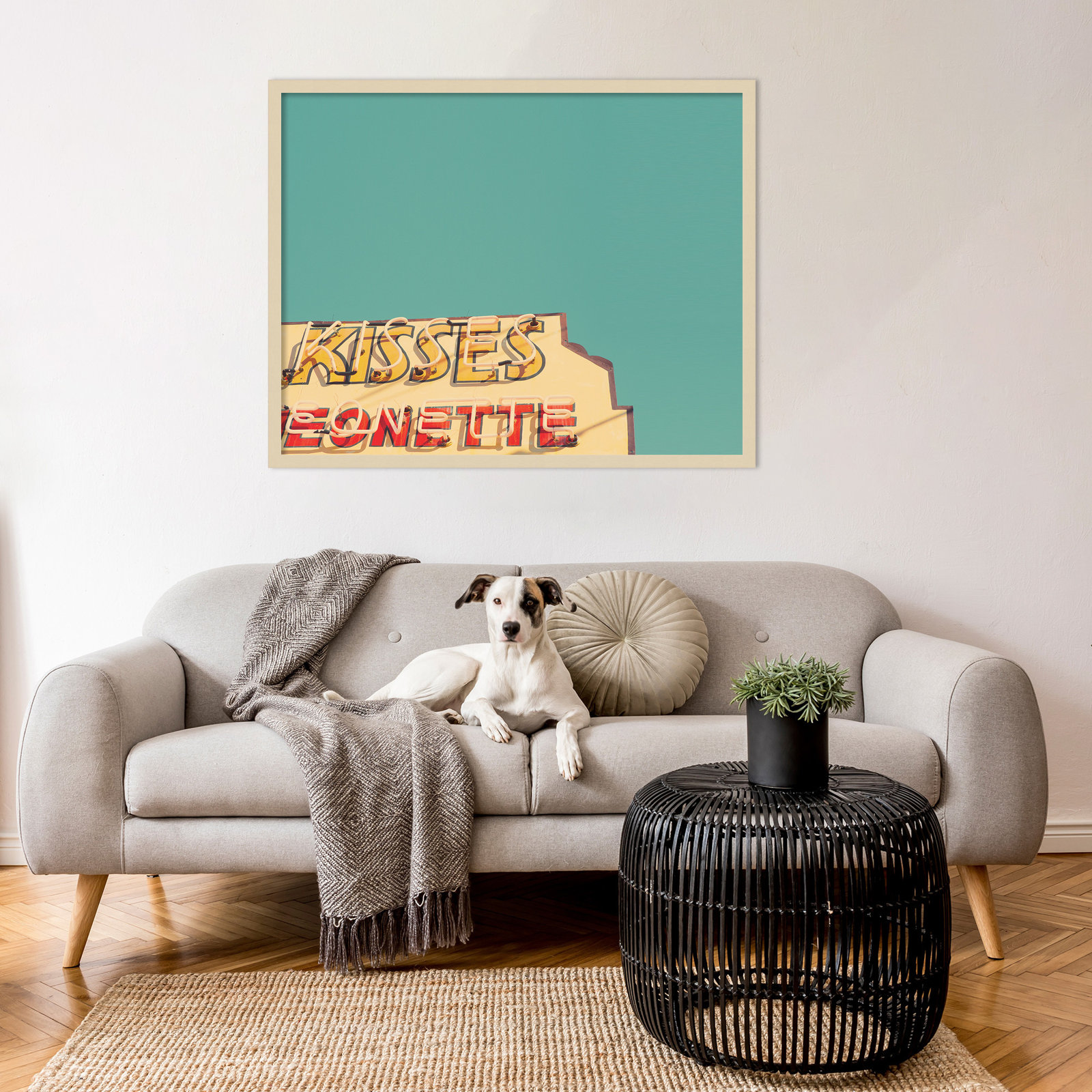Kisses Photo Print by Robert Cadloff, Brown, 27.25" H x 34.25" W x 0.88" D