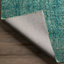 Tapis turquoise en laine touffeté à la main Gilboa-50190065