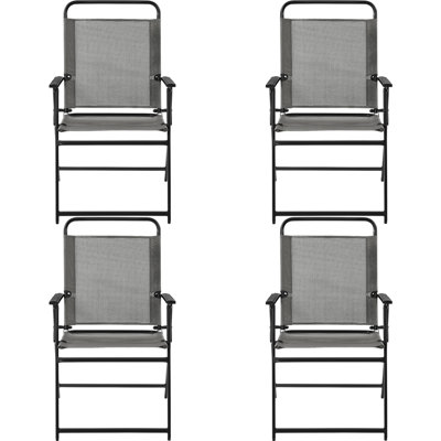 Foldable Outdoor Patio Dining Armchair