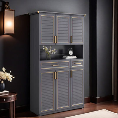 30 Pair Shoe Storage Cabinet