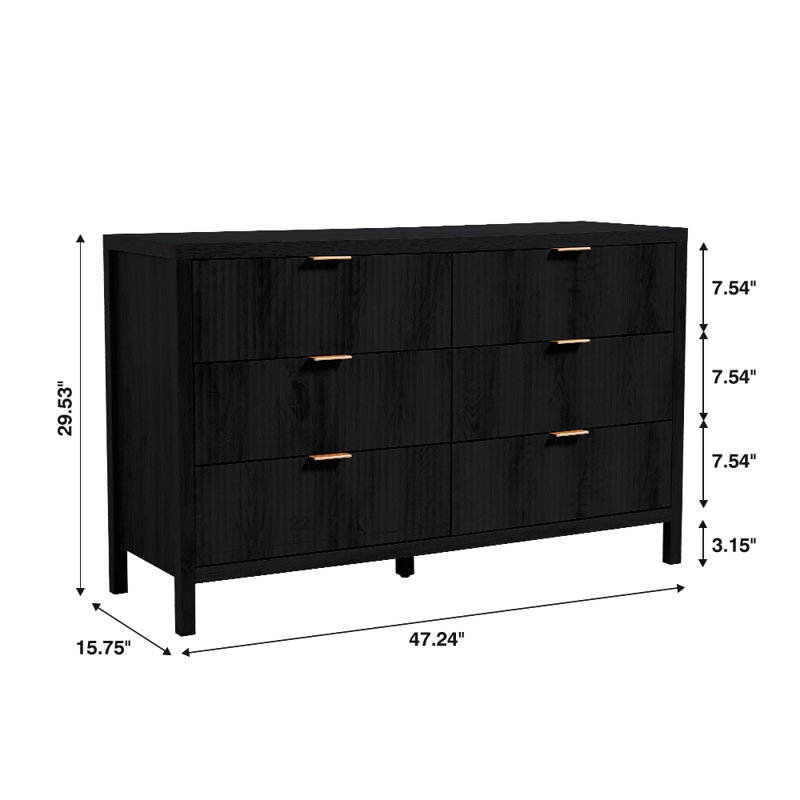 Quico 6-Drawer Accent Chest by Latitude Run® | Wayfair