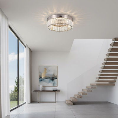 Crystal LED Flush Mount