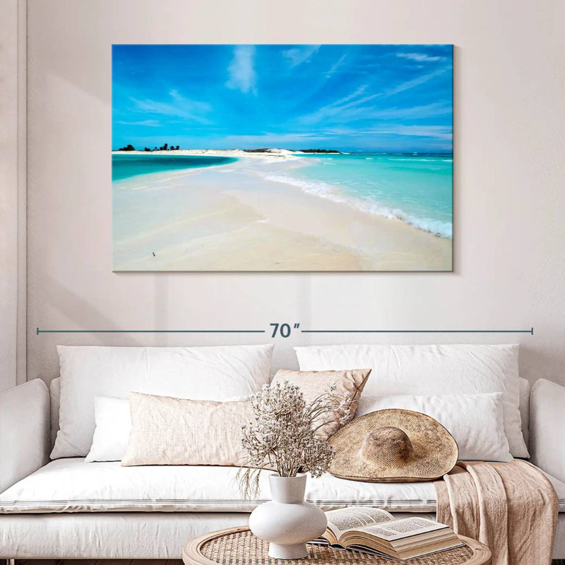 Plage Gillard, Cayo De Agua, Vénézuéla, H 32 po x l 48 po