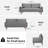Liby 68" Square Arm Sofa Loveseat-1767927546