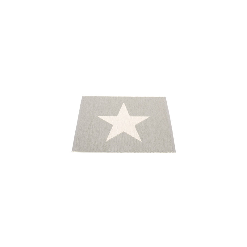 Viggo Area Rug in Warm Gray/White, Rectangle 2'3" x 3'