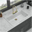 Évier de cuisine 33 po x 22 po en granite composite à simple cuve avec robinet coulissant - Évier de cuisine à cascade