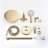 10 Inches Wall Mounted Shower With High Pressure Rain Shower Head And 5Function Handheld Shower Head-124944712