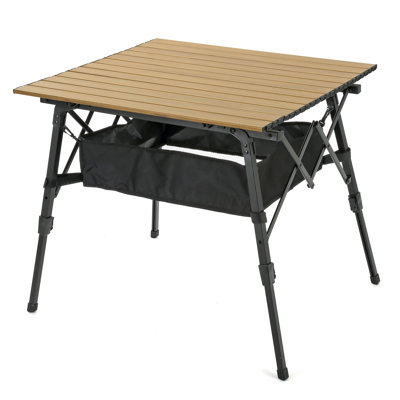 39-inch Aluminum Roll Up Folding Camp Table