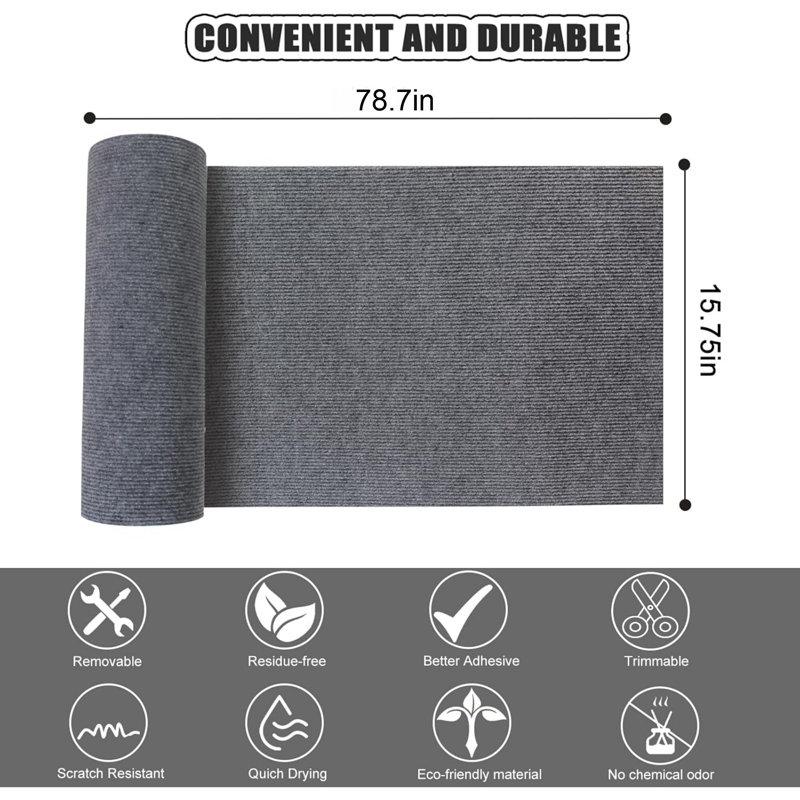 Adhesive Large 78.7 "x15.8" Cat Scratch Pad