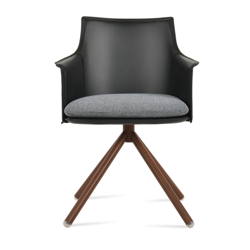 Fauteuil Briancon, Noyer, Noir
