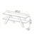 Artia Modern Wall-Mounted TV Stand, White & Walnut, 47.2 x 17.7 x 13.0 inches | 100% Melamine Coated Particle Board, Thickness: 0.7 inches | Stylish & Functional Design for Living Room or Bedroom, Space-Saving Solution-671076283