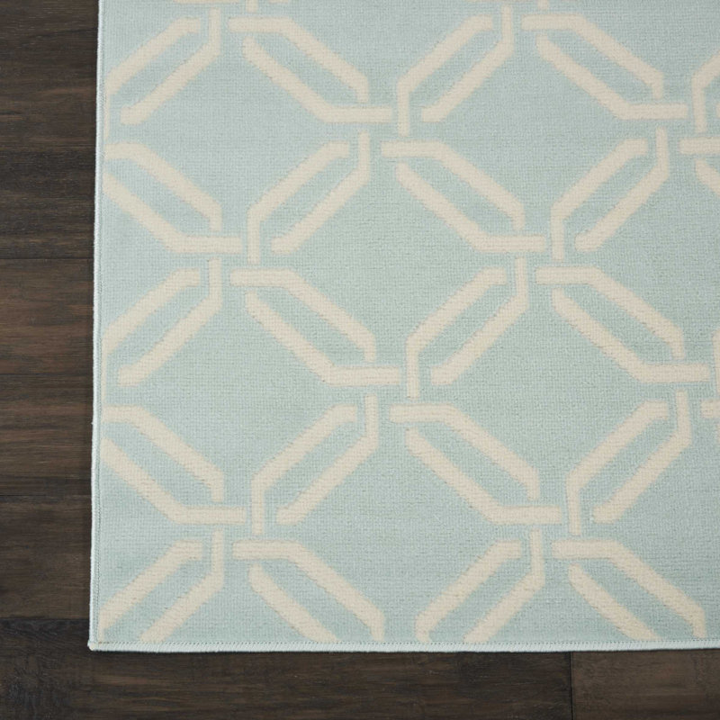 Garnier Geometric Indoor Rug, Rectangle 2' x 4'