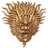 Tibetan Sculptural Dragon Wall Sculpture