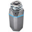 FORNO ACQUA BrightDIAMOND, broyeur à déchets 3 / 4HP très silencieux avec lumière pour armoire à détecteur de mouvement et interrupteur d'air pré-câblé