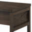 Table basse en noyer avec plateau relevable