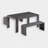 3-piece Dining Set Contains 2 Benches-1990872301