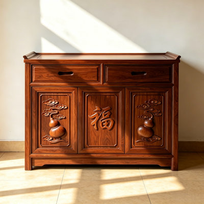 Buffet luxueux rétro de style chinois