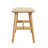 Solid Oak Wood Bench With Woven Seat-121342372-121342374