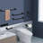 9 -Piece Stainless Steel Bathroom Towel Rack Set With Wall Mount-113608418