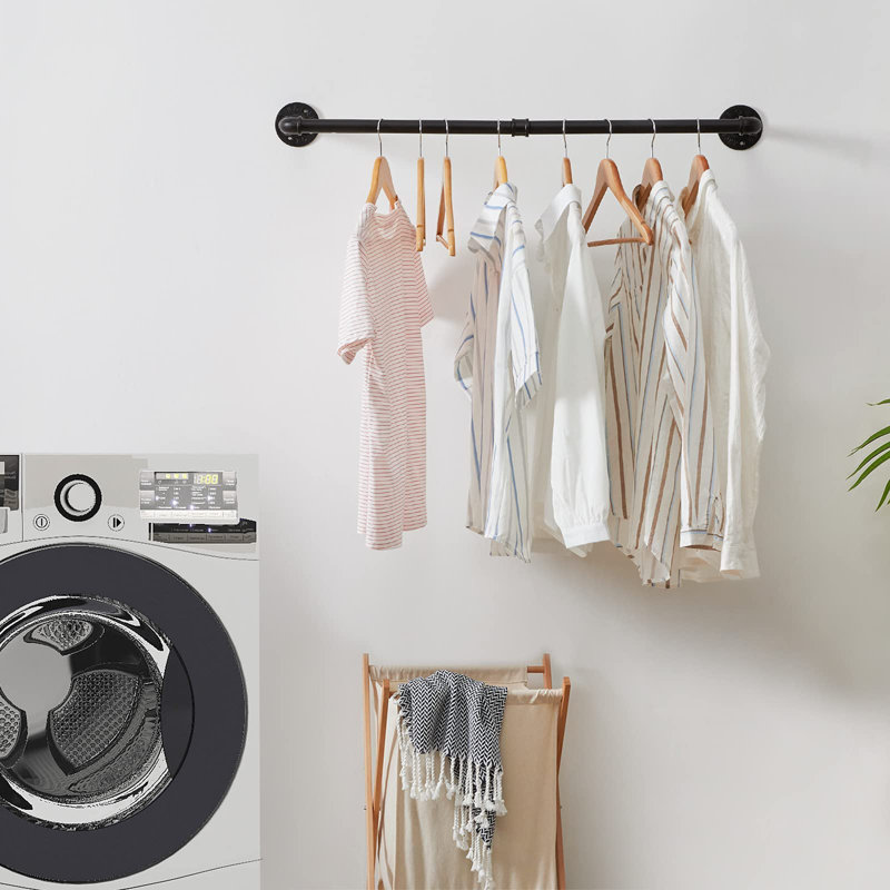 87cm Wall Mounted Clothes Rack
