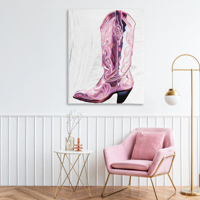 Cowgirl Cinderella's Boot Canvas, design by Sasha