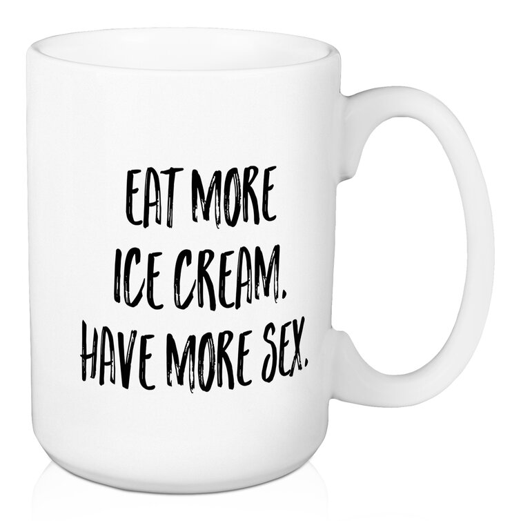 Ice Cream Coffee Cup, Ceramic Decoration Mug