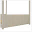 Lit en bois unique de style maisonnette pour le plaisir des enfants, un sommeil confortable et un jeu imaginatif