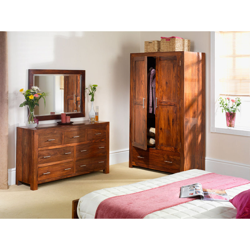Wood Wall Mirror