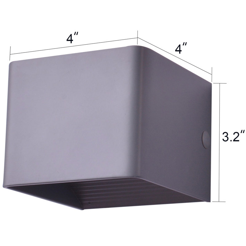 Mayowa LED Wallchiere, Gray