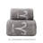 Soft Fleece 2 Piece Bath And Face Towel Set, Thick Absorbent Quick Drying Towel For Family Home Use, 27.6x55.1in Gray-281984998