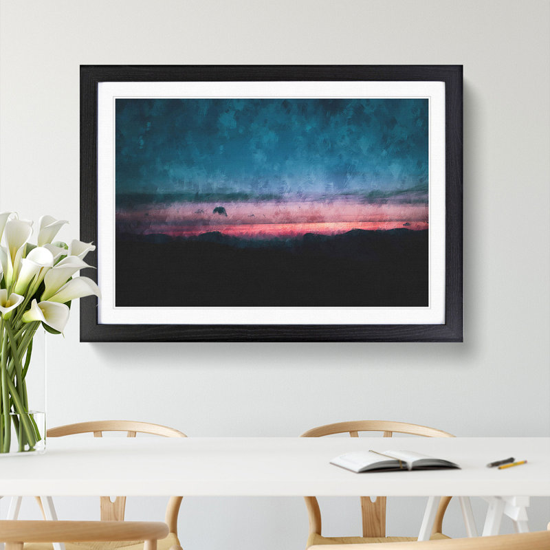 The Lake District - Picture Frame Painting Print, 62cm H x 87cm W x 2cm D, Black Framed