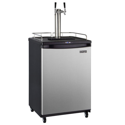5.8 cu. ft. Digital Home Brew Commercial Grade Dual Tap Full Size Kegerator on Fridge.com