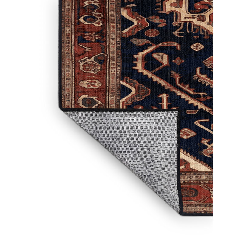 Tapis brun lavable à la machine, Tapis de couloir 2 pi x 5 pi