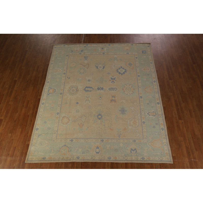 Vegetable Dye Oushak Turkish Area Rug 8x10